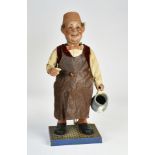 Advertising automaton "innkeeper", bobblehead with limber eyes, electric drive ok, one thumb and jug