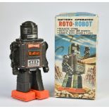 Horikawa, Roto-Robot, Japan, 22 cm, mixed constr., function defective, light ok, box C 2+, C 1-