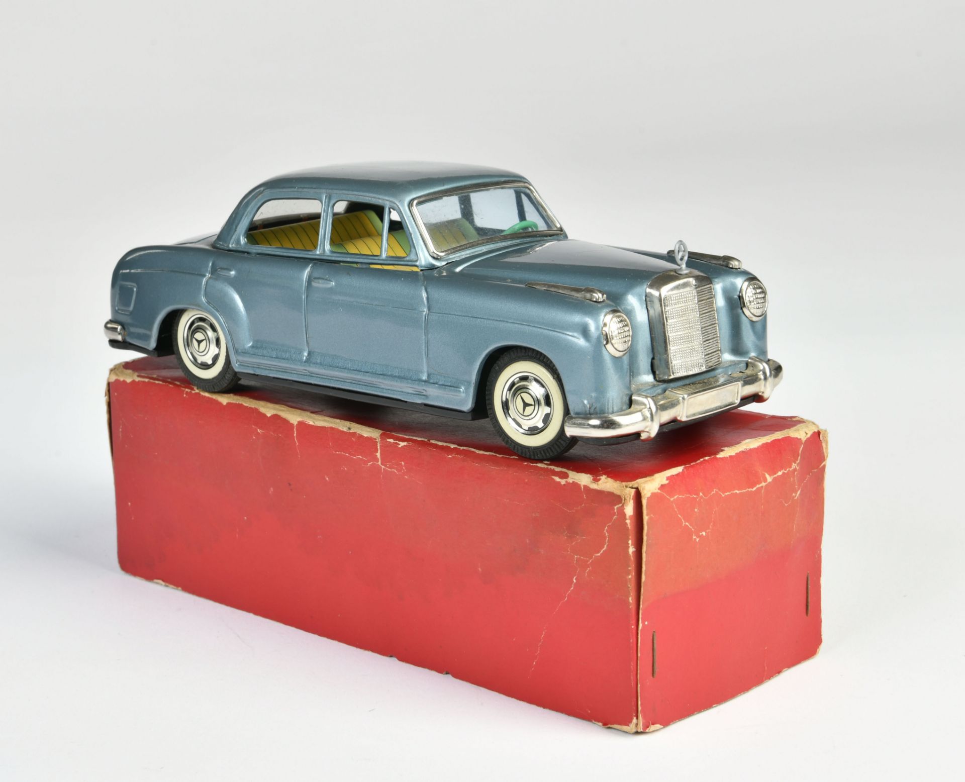 Bandai, Mercedes Benz, Japan, 20 cm, tin, friction ok, bottom box, C2+,