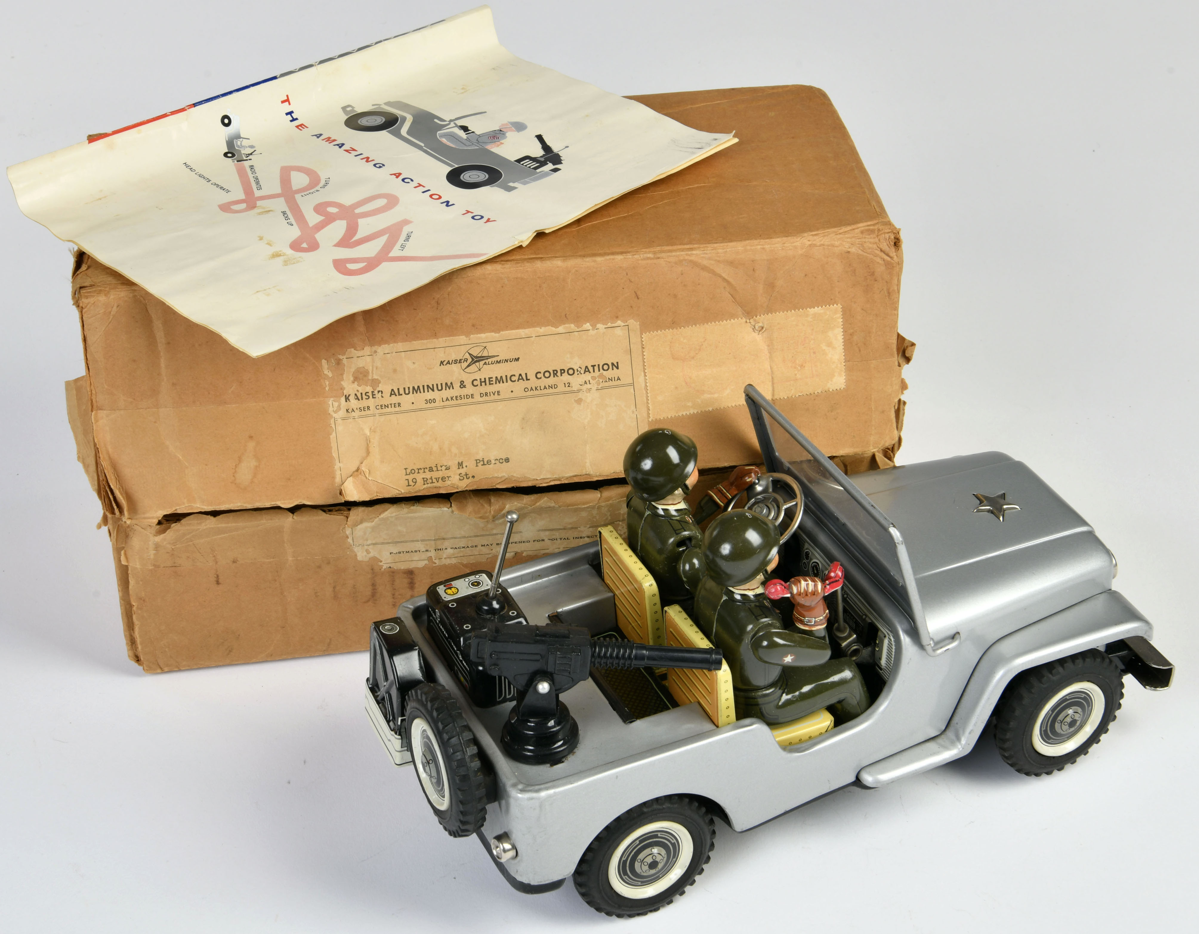 TN Nomura, Military Combat Jeep Silver Promotional Edition, was produced by TN for Kaiser company as - Image 2 of 3