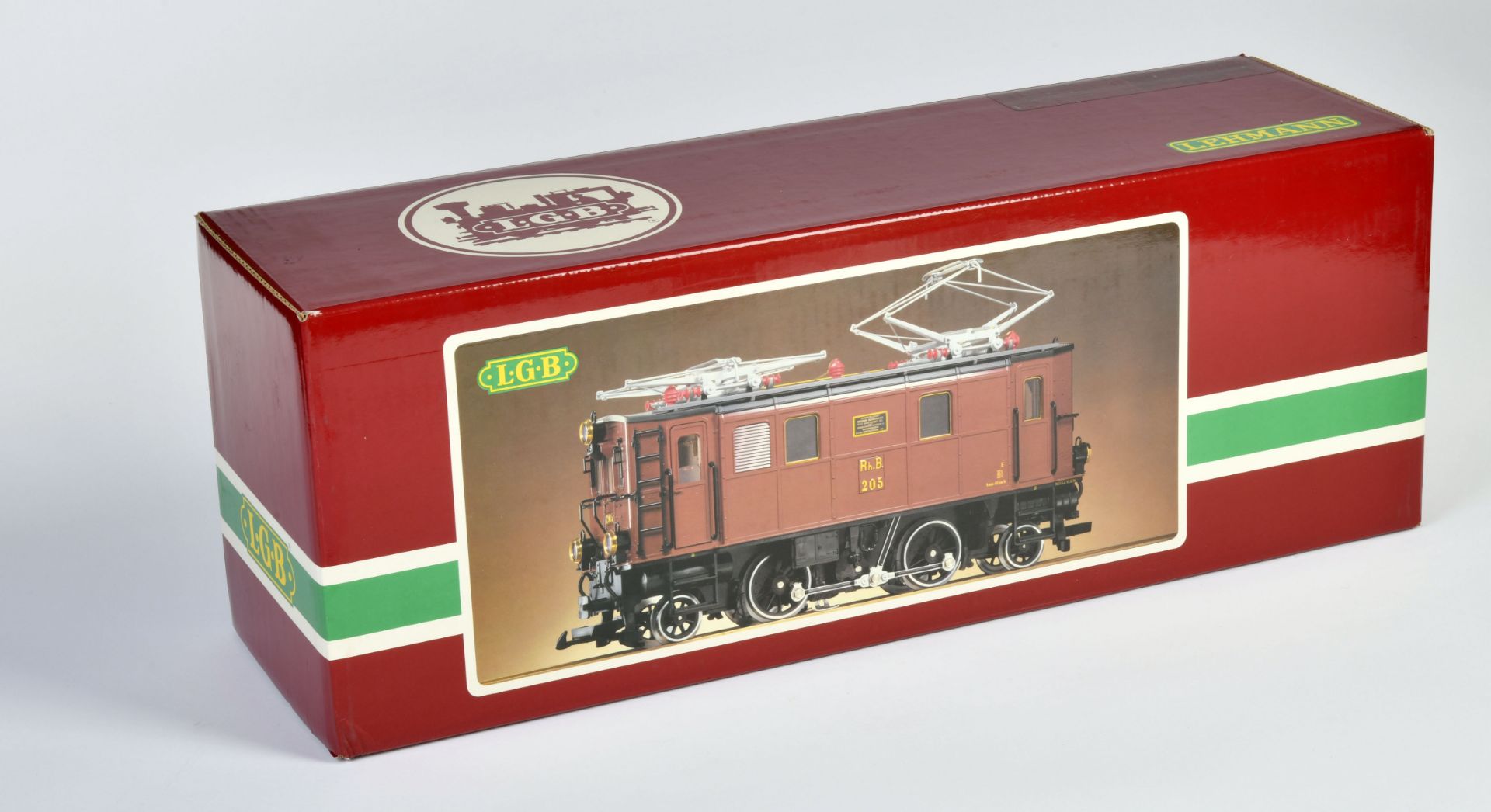 LGB, 2045 G loco GE 2/4 RHB, box, C 1-