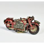 Tippco, motorcycle 698, Germany pw, 13 cm, tin, cw ok, paint d., C 3