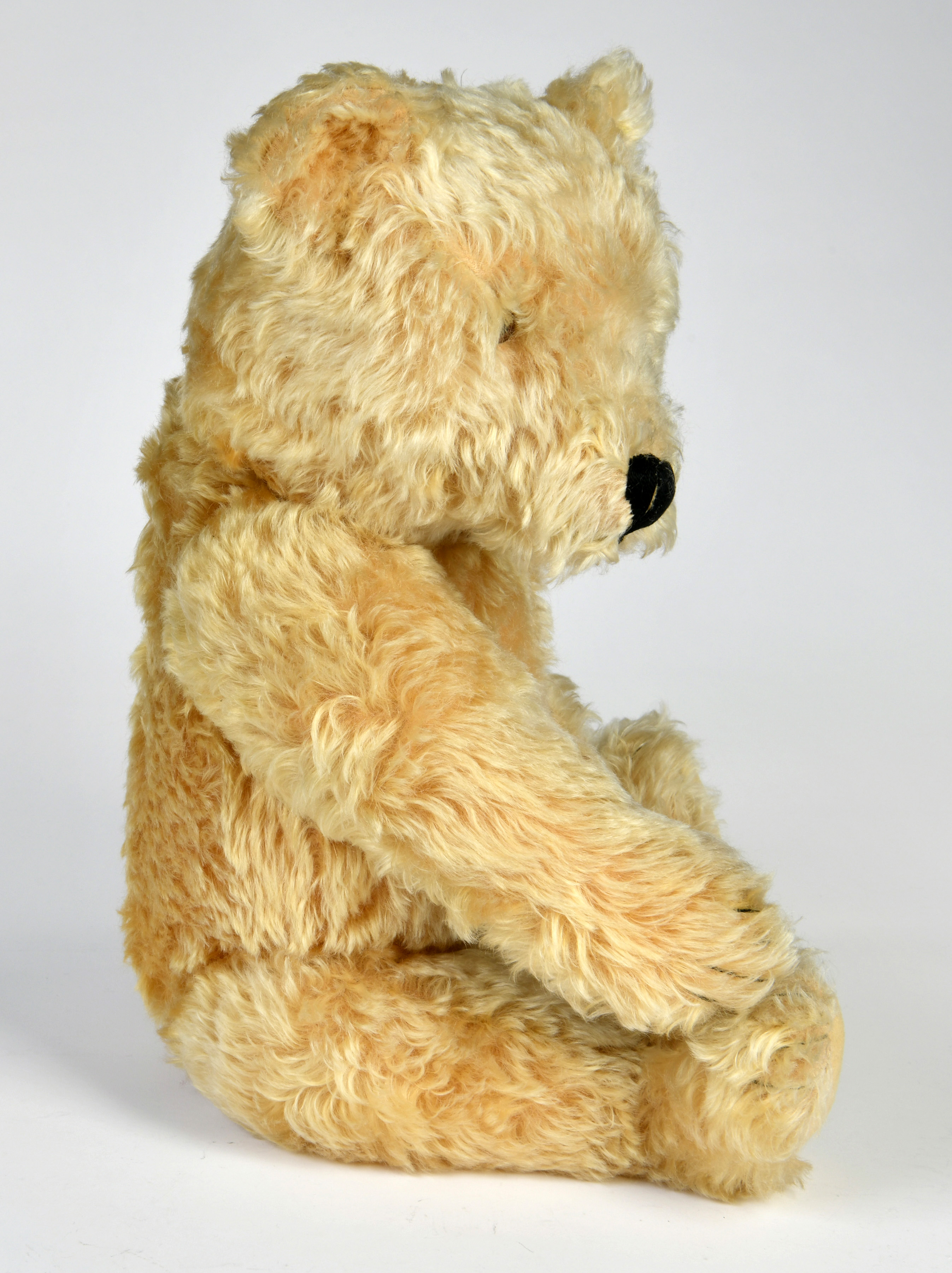 Steiff, bear, 60cm, 1950s/1960s, with buttom, yellow, very good condition - Image 2 of 2