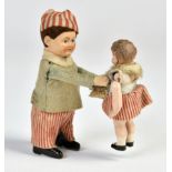 Schuco, sailor with girl, Germany, 13 cm, cw ok, paint d., C 2