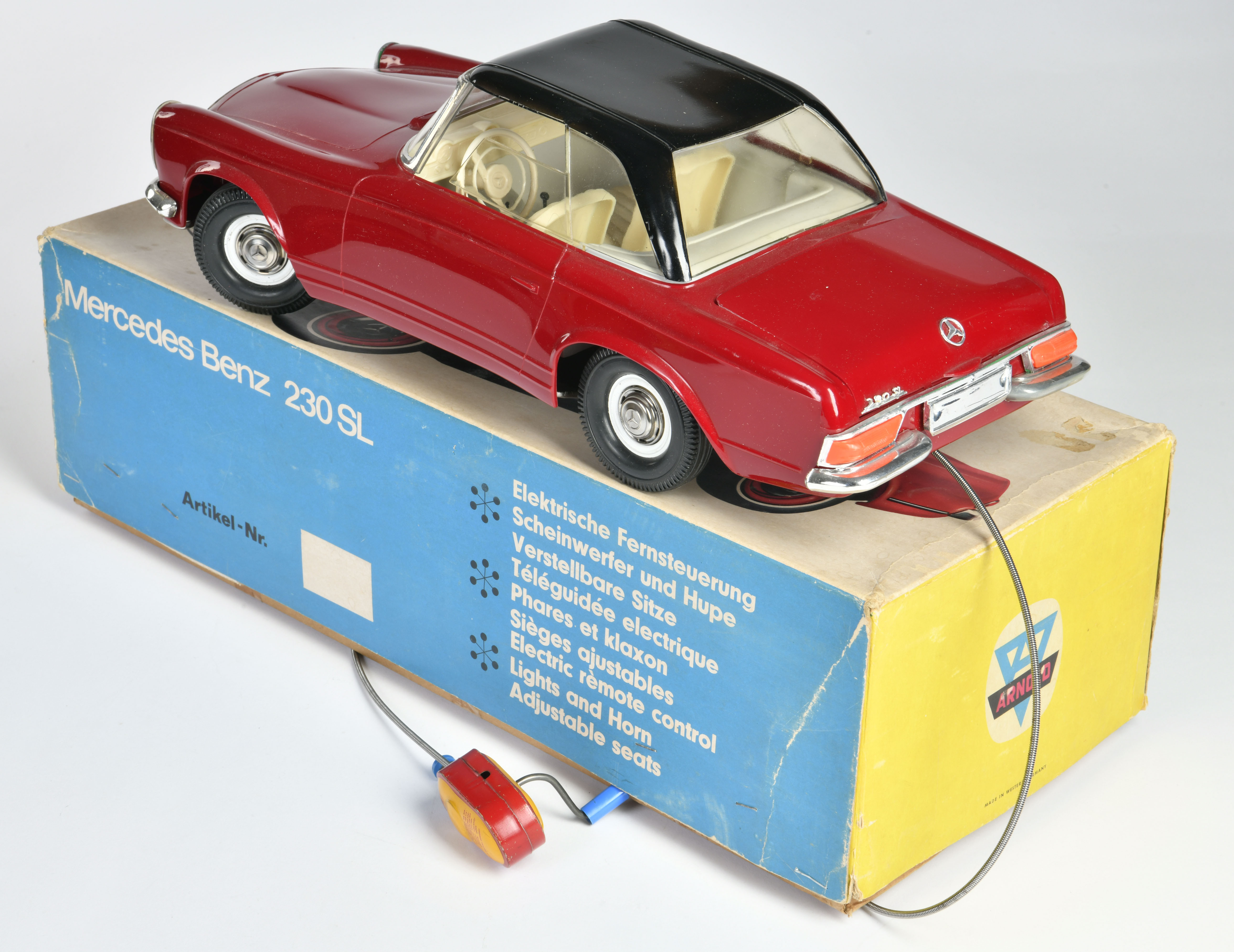 Arnold, Mercedes 230 SL, W.-Germany, 42 cm, mixed constr., box, C 1-2 - Image 2 of 2