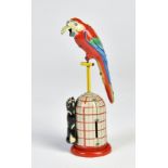MS Brandenburg, parrot, GDR, 21 cm, tin, cw ok, min. paint d., C 1-2