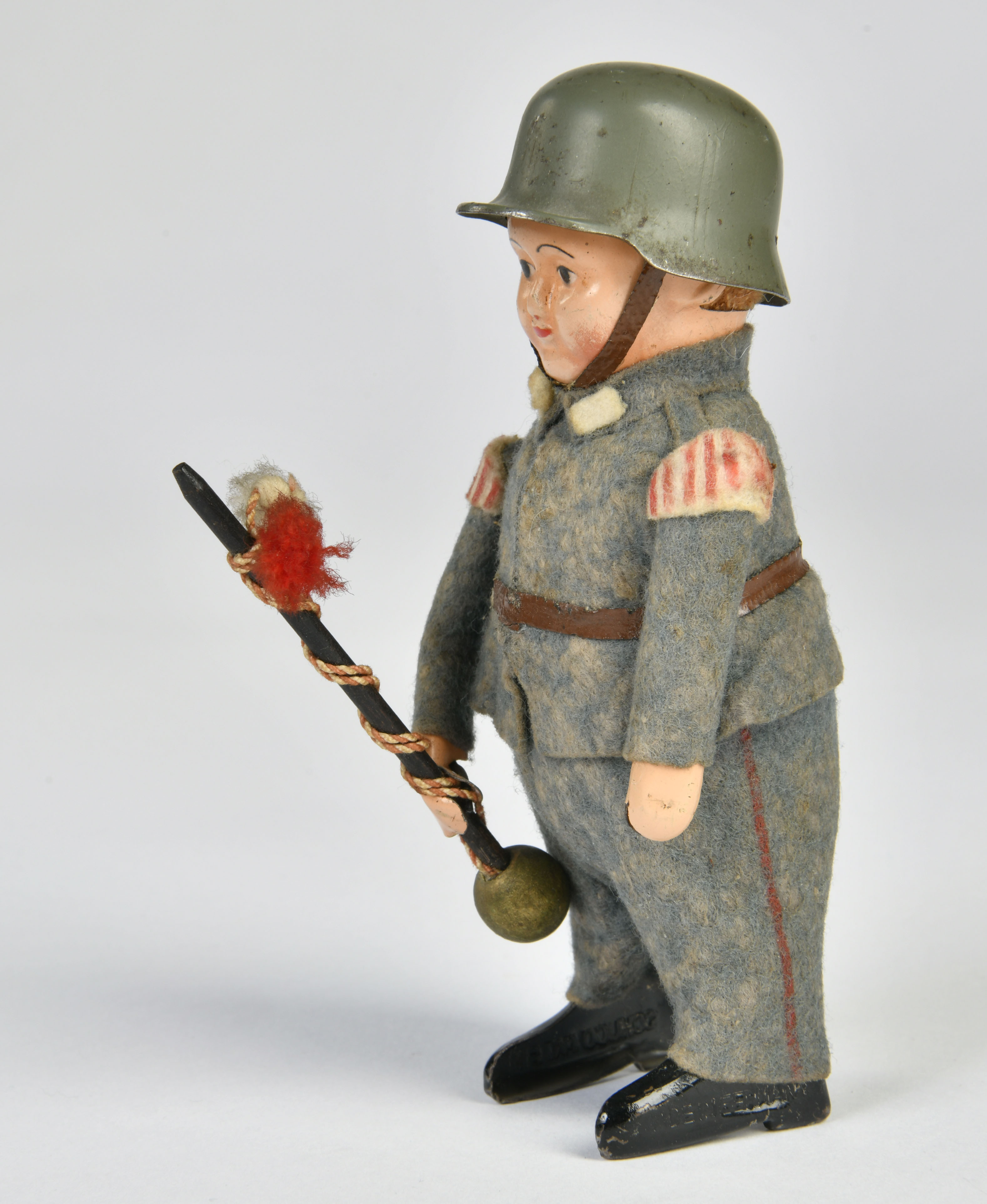 Schuco, soldier, Germany pw, 13 cm, mixed constr., cw ok, min. paint d., C 1-2