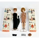 Mattel, 2x Barbie, 60s, box, C 1/1-
