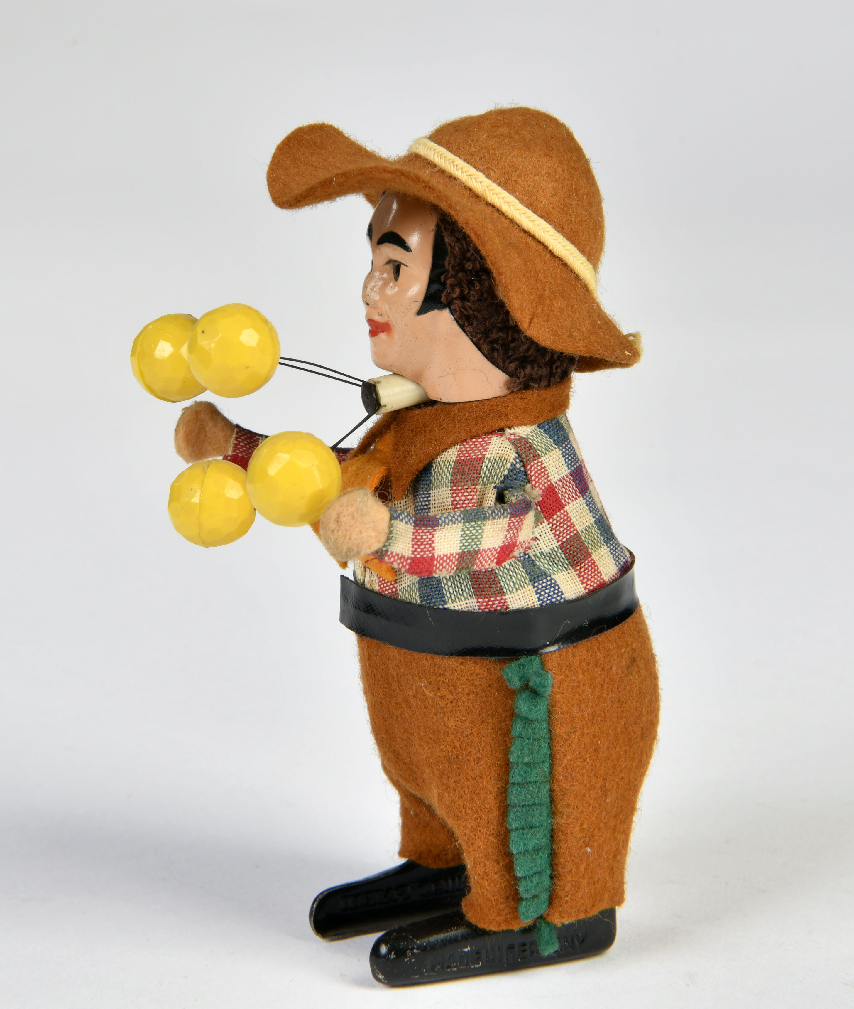 Schuco, cowboy jiggler, Germany, 12 cm, C 1 - Image 2 of 2