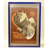 Sachs Motor, poster, 83x60, 50s, shipping whitout frame