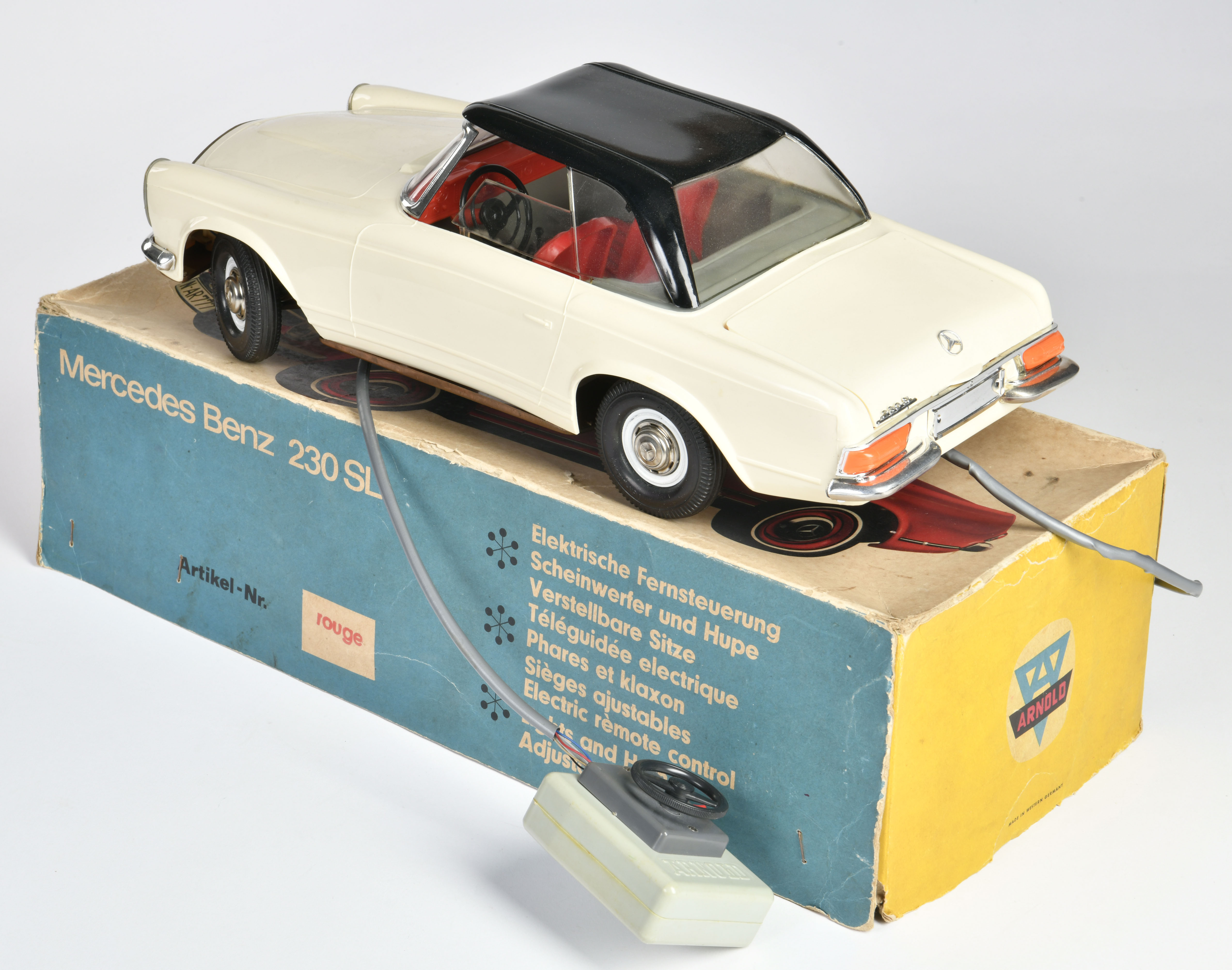 Arnold, Mercedes SL, W.-Germany, 42 cm, mixed construction, box C 2-, C 1-2 - Image 2 of 2