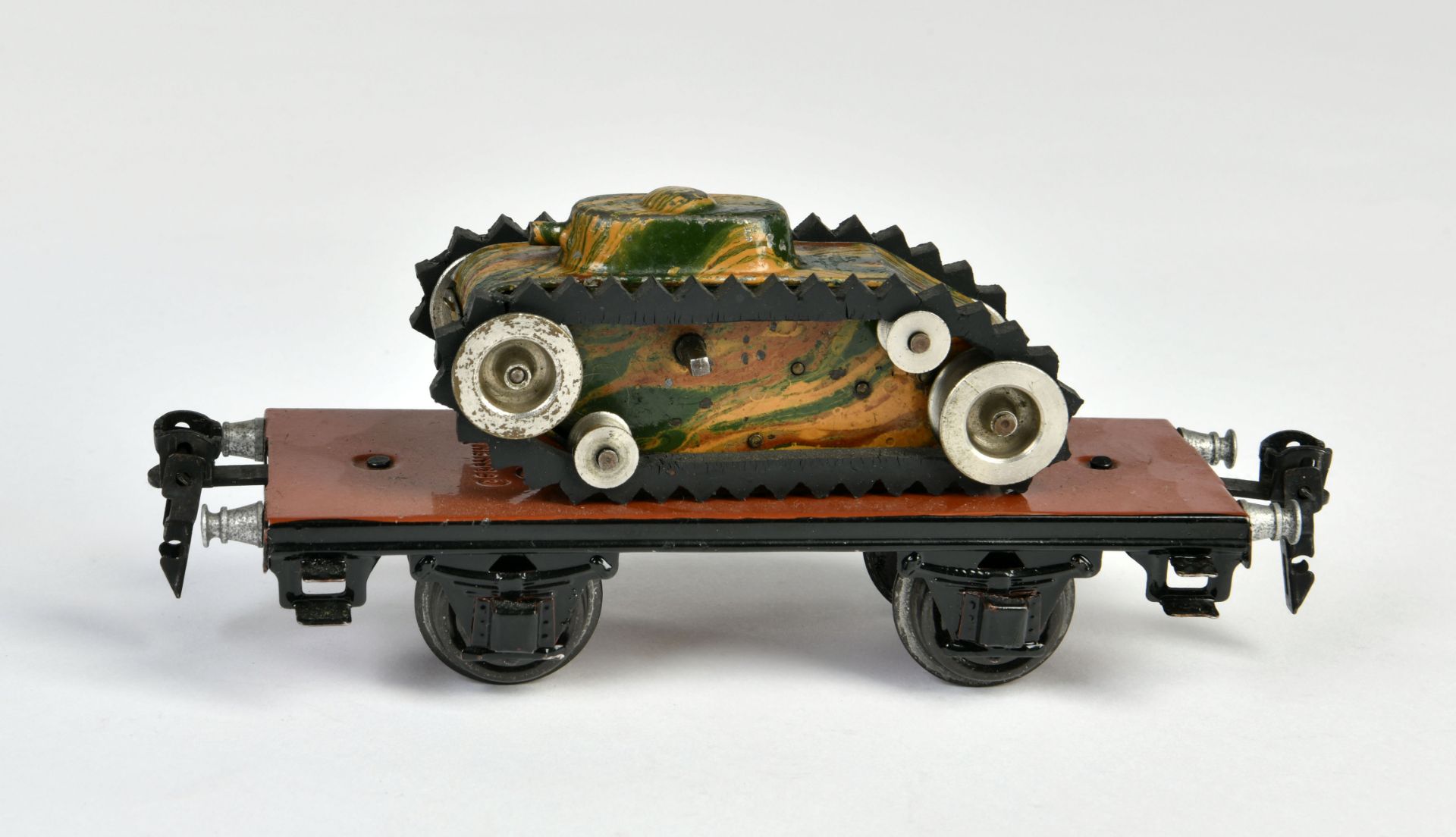 Märklin, Plattformwagen mit Panzer 1984 - Bild 2 aus 2