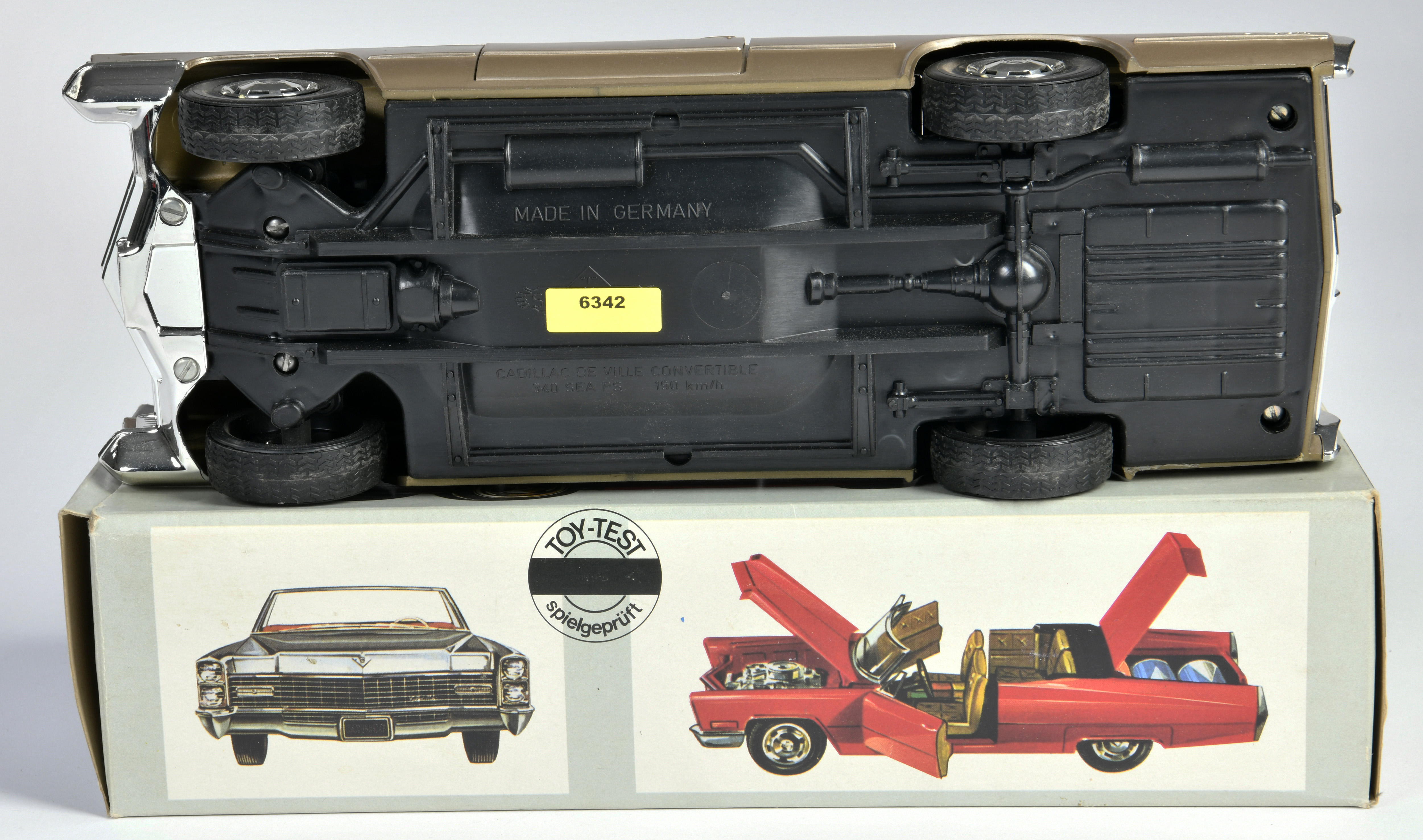 Schuco Nutz, Cadillac, W.-Germany, 28 cm, plastic, box, dusty, otherwise C 1 - Image 3 of 3