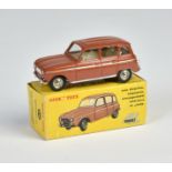 Dinky Toys, 518 Renault R4, brown, France, 1:43, diecast, box C 2, C 1