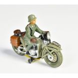 Elastolin, motorcycle, Germany pw, 11 cm, tin, composite, min. paint d., C 1-2