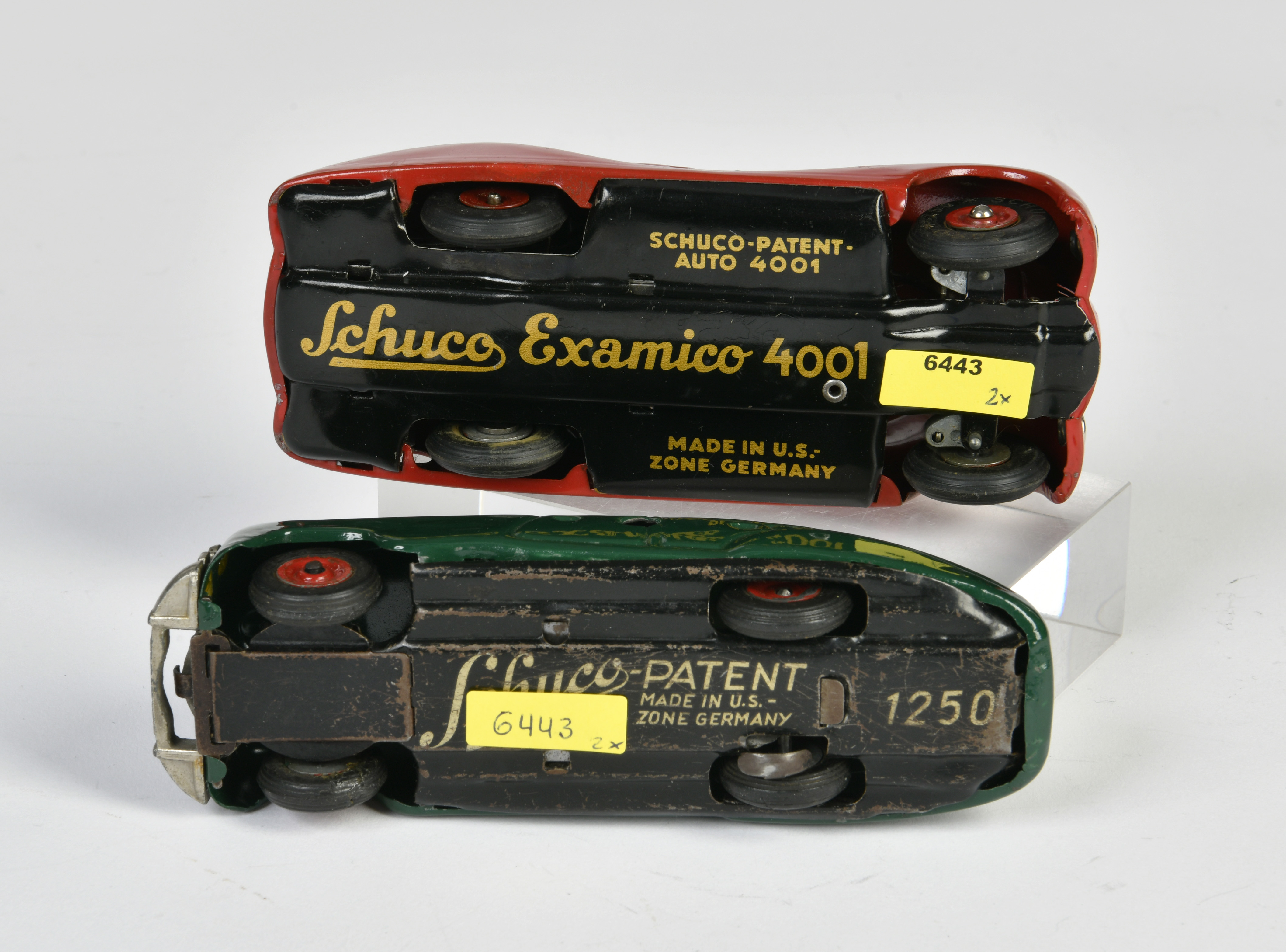 Schuco, Patentauto 1250 & Examico 4001, US Z.-Germany, tin, cw ok, min. paint d., C 1-2 - Image 3 of 3