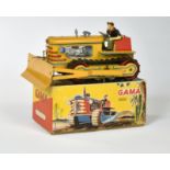 Gama, tractor 6000, W.-Germany, 20 cm, function not checked, tin, min. paint d., box, C 1-2
