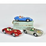 Solido, Porsche Spyder, Ferrari 500 & DB Panhard, Italy, 1:43, min. paint d., box, C 1-2/2