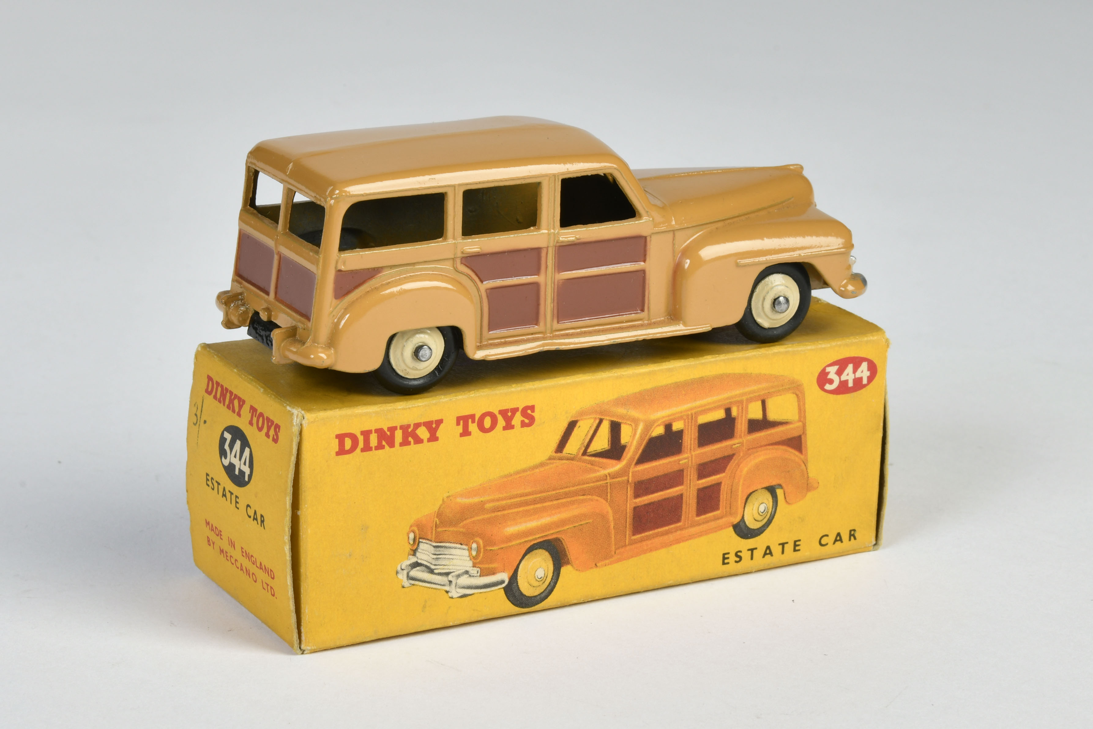 Dinky Toys, 344 Estate Car, beige, box C 2, C 1 - Image 2 of 2