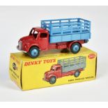 Dinky Toys, 343 Farm Produce Wagon, blue/red, box C 2, C 1