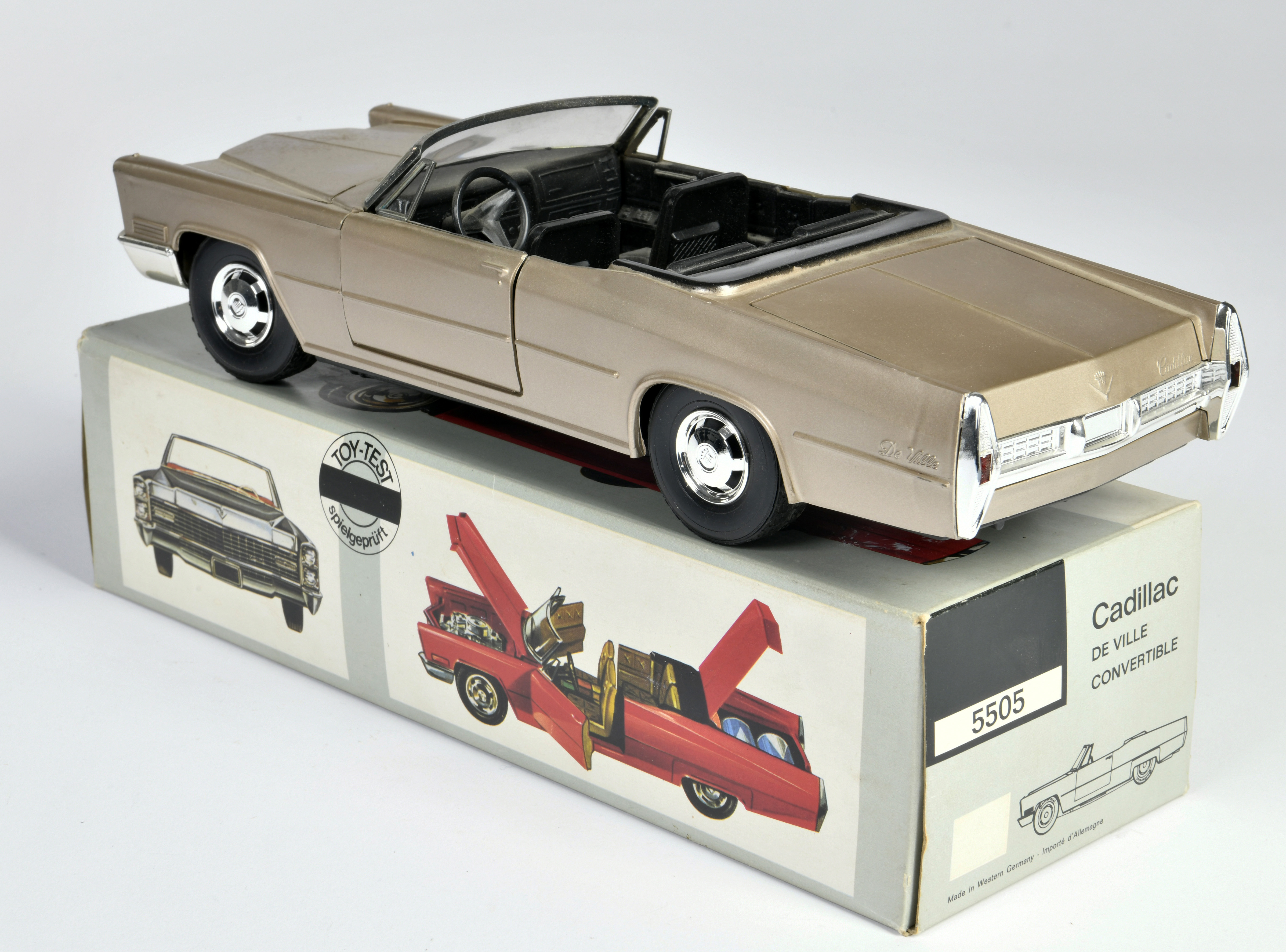 Schuco Nutz, Cadillac, W.-Germany, 28 cm, plastic, box, dusty, otherwise C 1 - Image 2 of 3