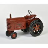 Luxia, tractor, Eastern Europe, ca. 1960, 23 cm, tin, cw ok, min. paint d.