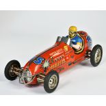 Wüco, Super Racer racing car, W.-Germany, tin, friction ok, 48 cm, C 1.