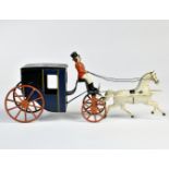 Carriage, pw, 32 cm, tin, without drive, handpainted