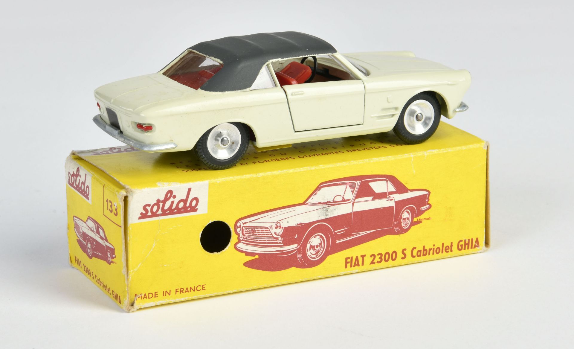 Solido, Fiat 2300 S Cabriolet Ghia, France, 1:43, box, C 1- - Image 2 of 2