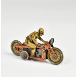 Penny Toy motorcycle, 10 cm, tin, cw ok, paint d., C 2
