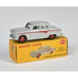 Dinky Toys, 176 Austin Saloon, grey/red, England, 1:43, diecast, box C 1, C 1