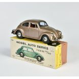 Bandai, VW Käfer, Japan, 21 cm, tin, friction ok, box C 1-, C 1