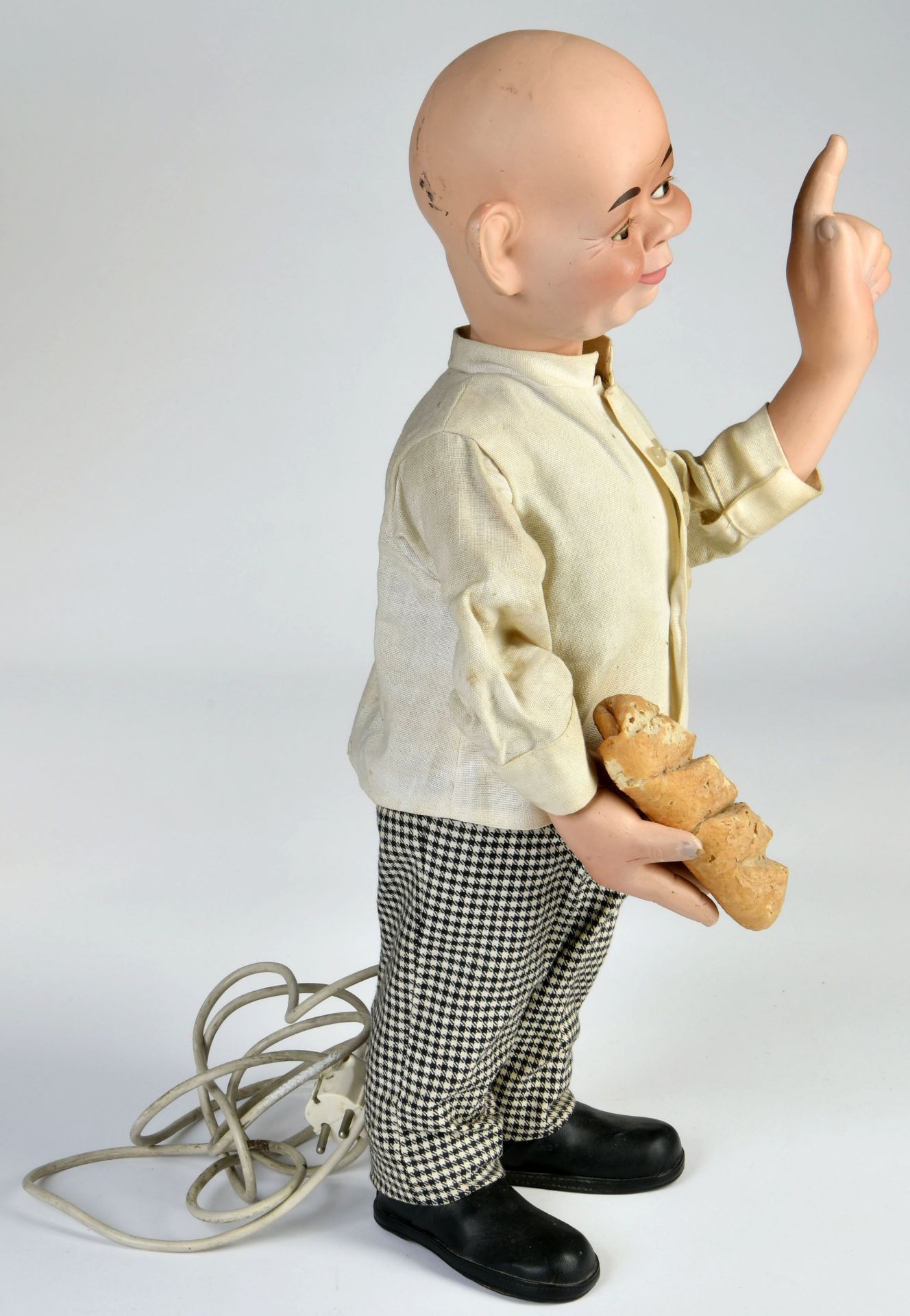 Advertising automaton "baker", bobblehead with limber eyes, 63 cm, electric drive ok, no shipping, Z - Image 2 of 2