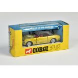 Corgi Toys, 338 Chevrolet, gold, England, 1:43, diecast, box C 1, C 1