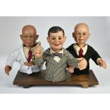 Automaton 3 presidents bobbleheads (Chruschtschow, Nixon, Eisenhower), height 40 cm, 3x cw ok,