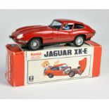 Bandai, Jaguar XK-E, Japan, 26,5 cm, tin, function ok, min. paint d., box C 2, C 1-
