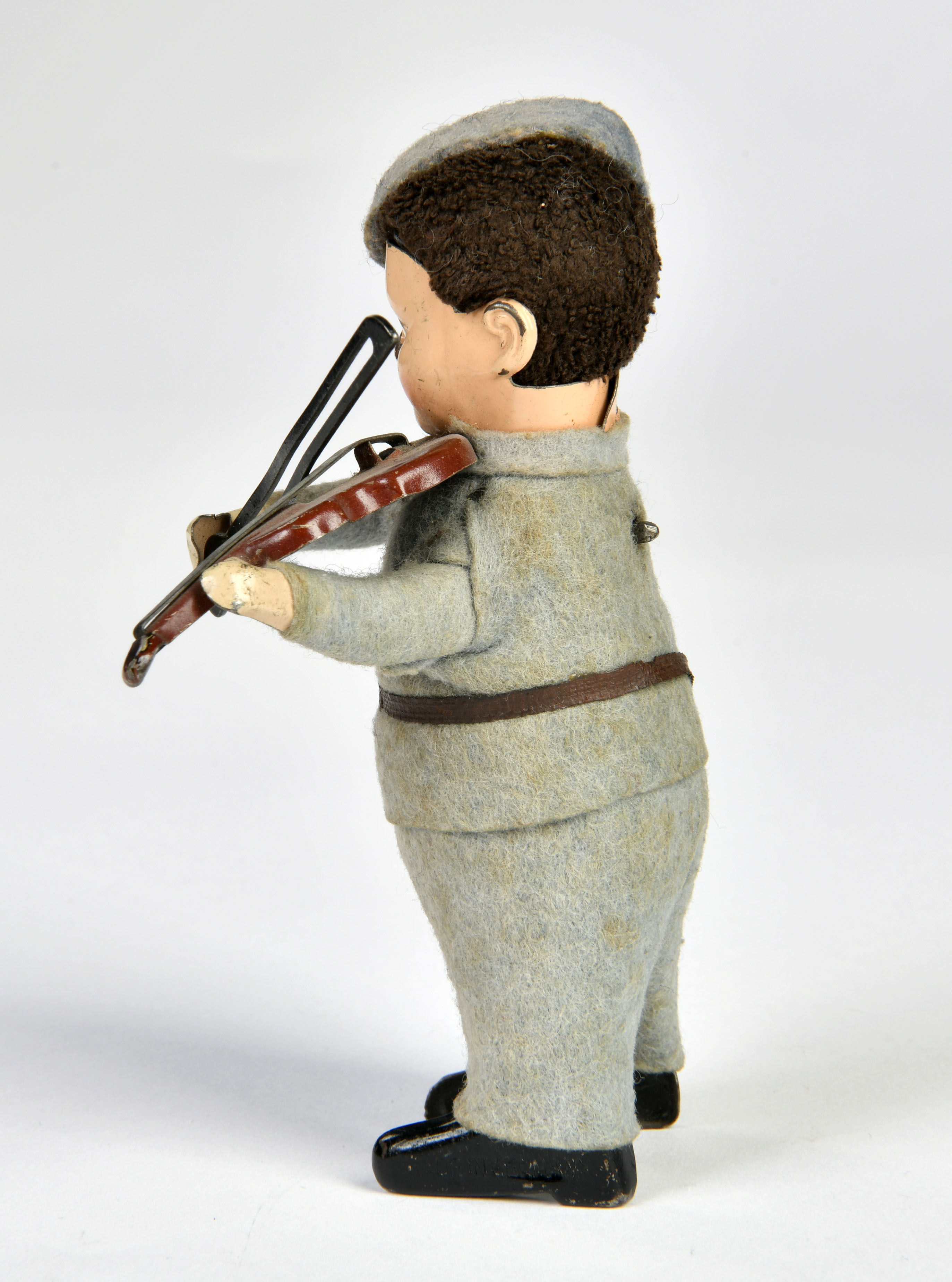 Schuco, Swiss guardsman with violin, Germany pw, 13,5 cm, mixed constr., cw ok, paint d., C 2+ - Image 2 of 2