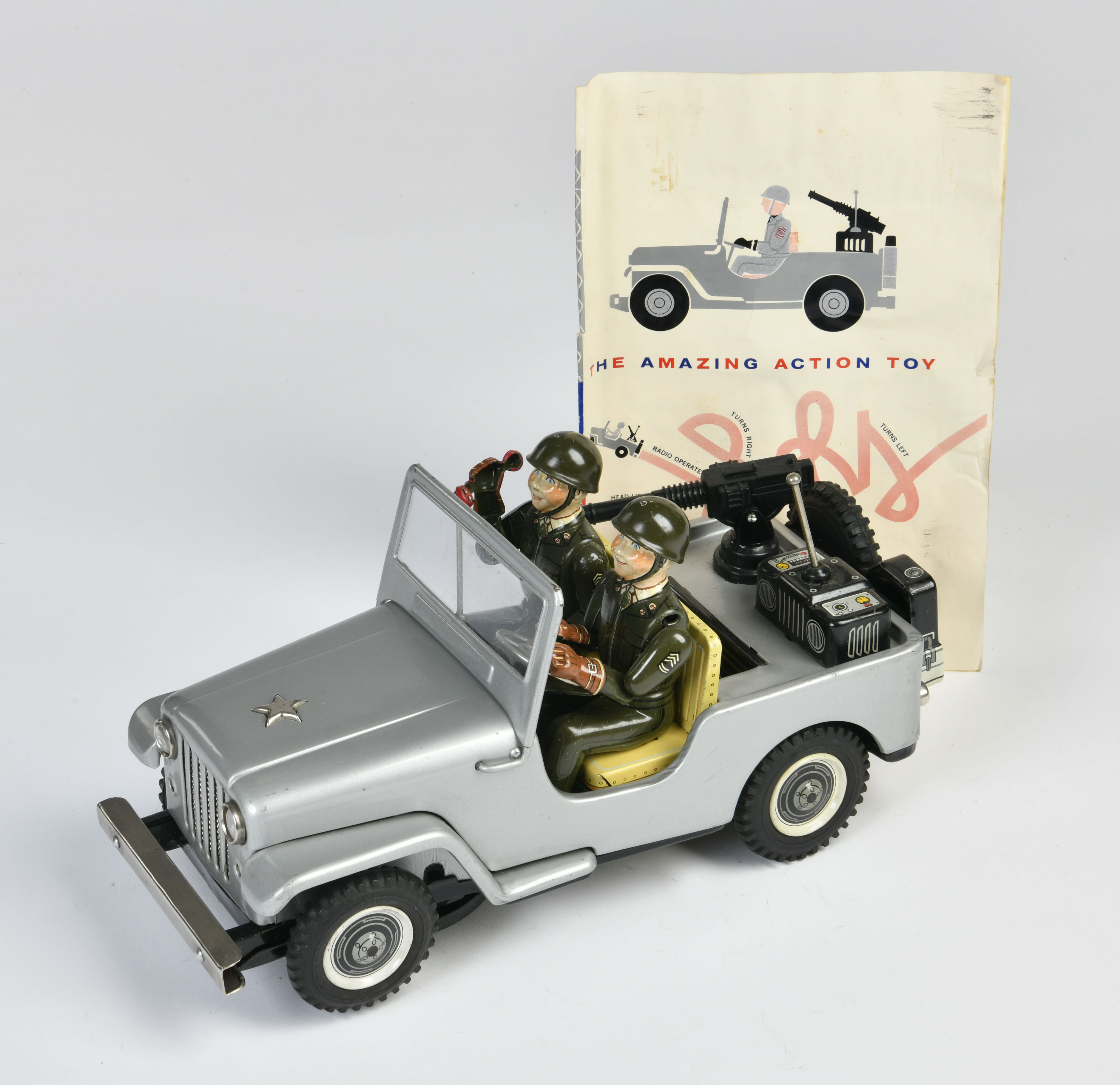 TN Nomura, Military Combat Jeep Silver Promotional Edition, was produced by TN for Kaiser company as