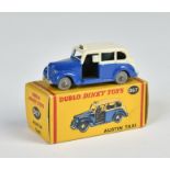 Dinky Toys, 67 Austin Taxi, blue/beige, box C 1, C 1