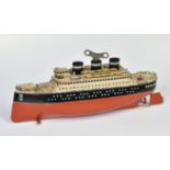 Arnold, Ocean Liner, Germany, 42 cm, tin, paint d., cw ok, C 3