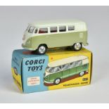 Corgi Toys, 434 Volkswagen Kombi, green, England, 1:43, diecast, box C 1, C 1