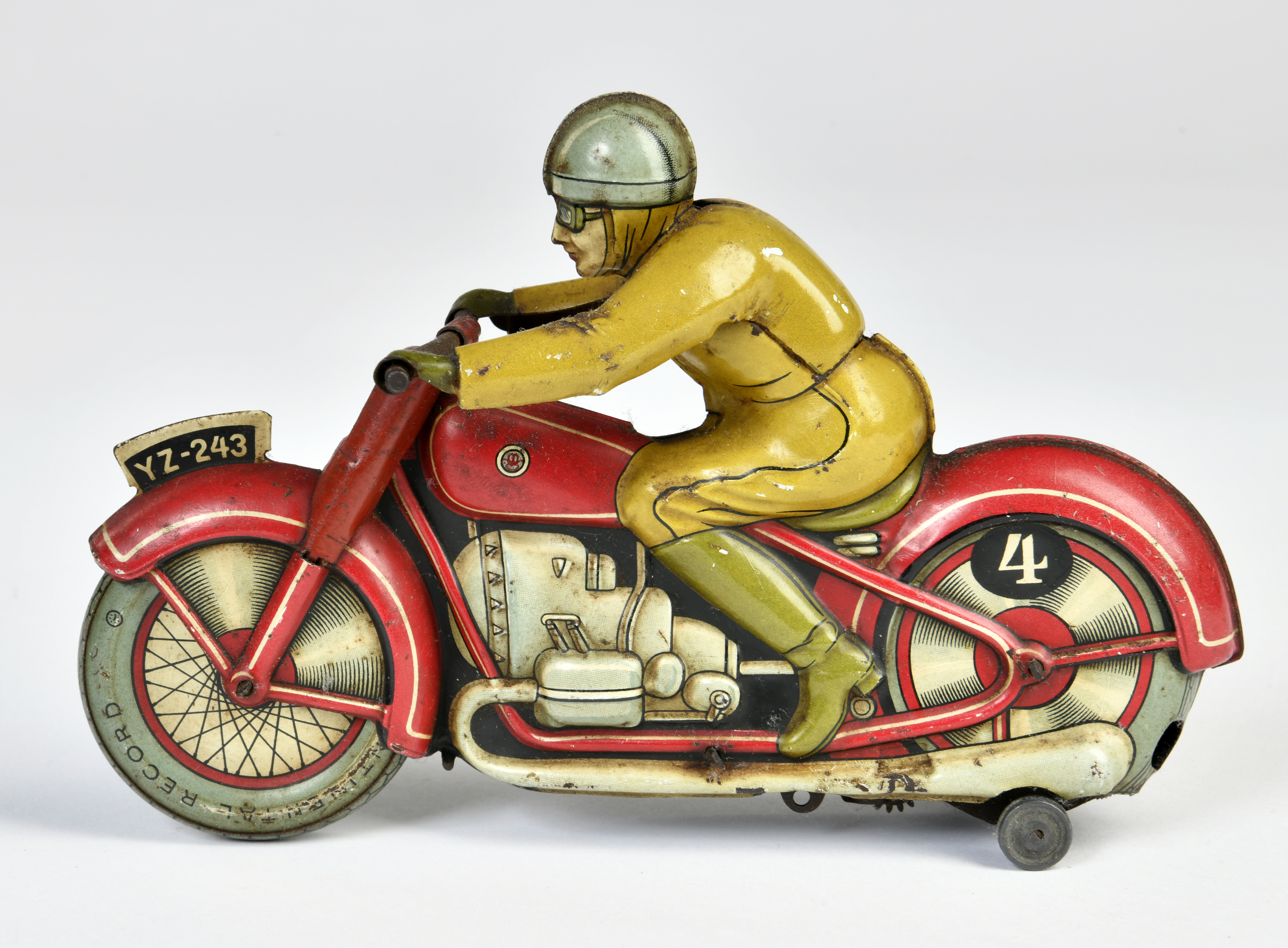 Einfalt Technofix, motorcycle 243, Germany pw, tin, cw ok, paint d., rust d., C 3- - Image 2 of 3