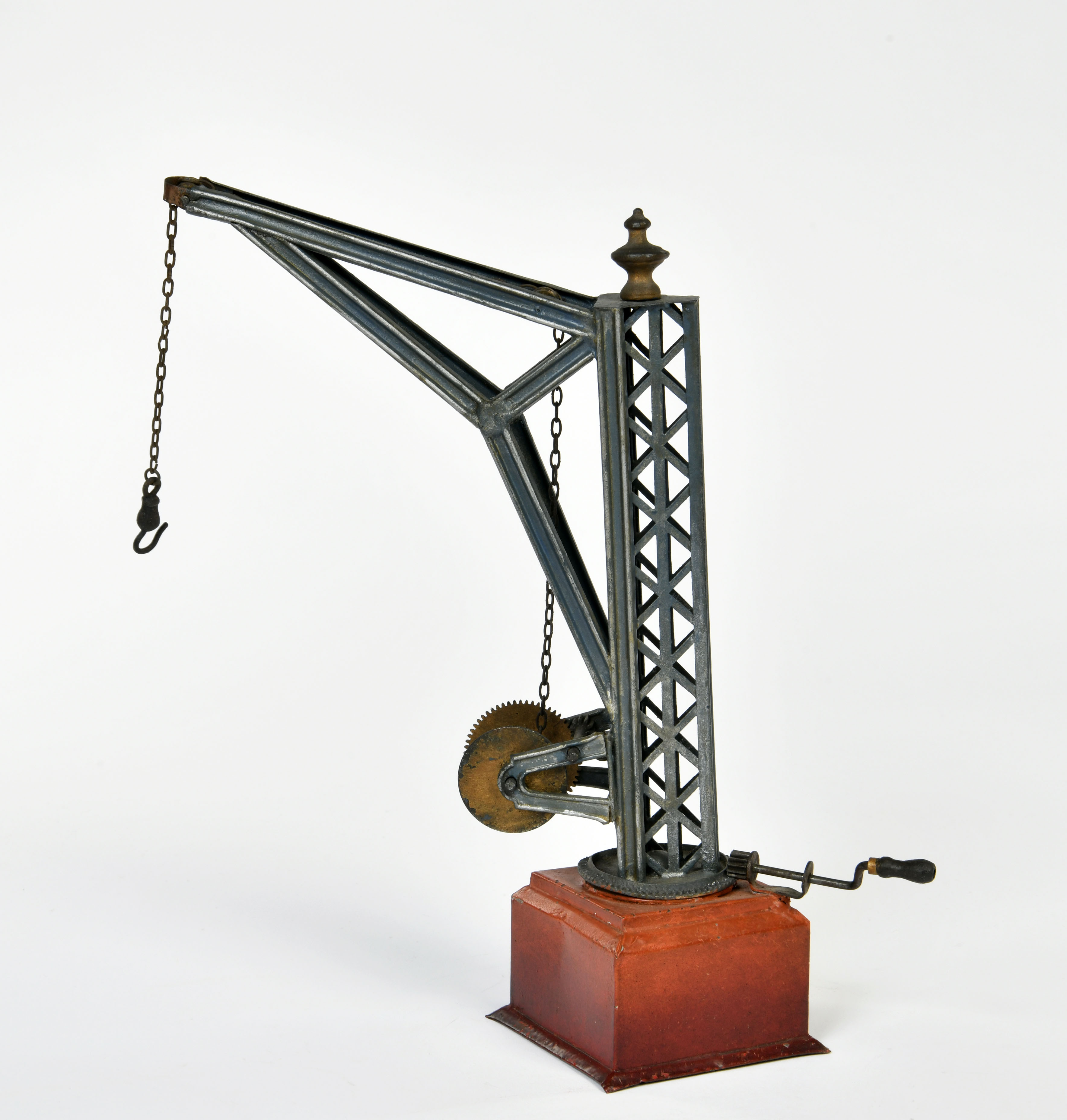 Bing, railway crane, Germany pw, 28 cm, tin, paint d., C 2