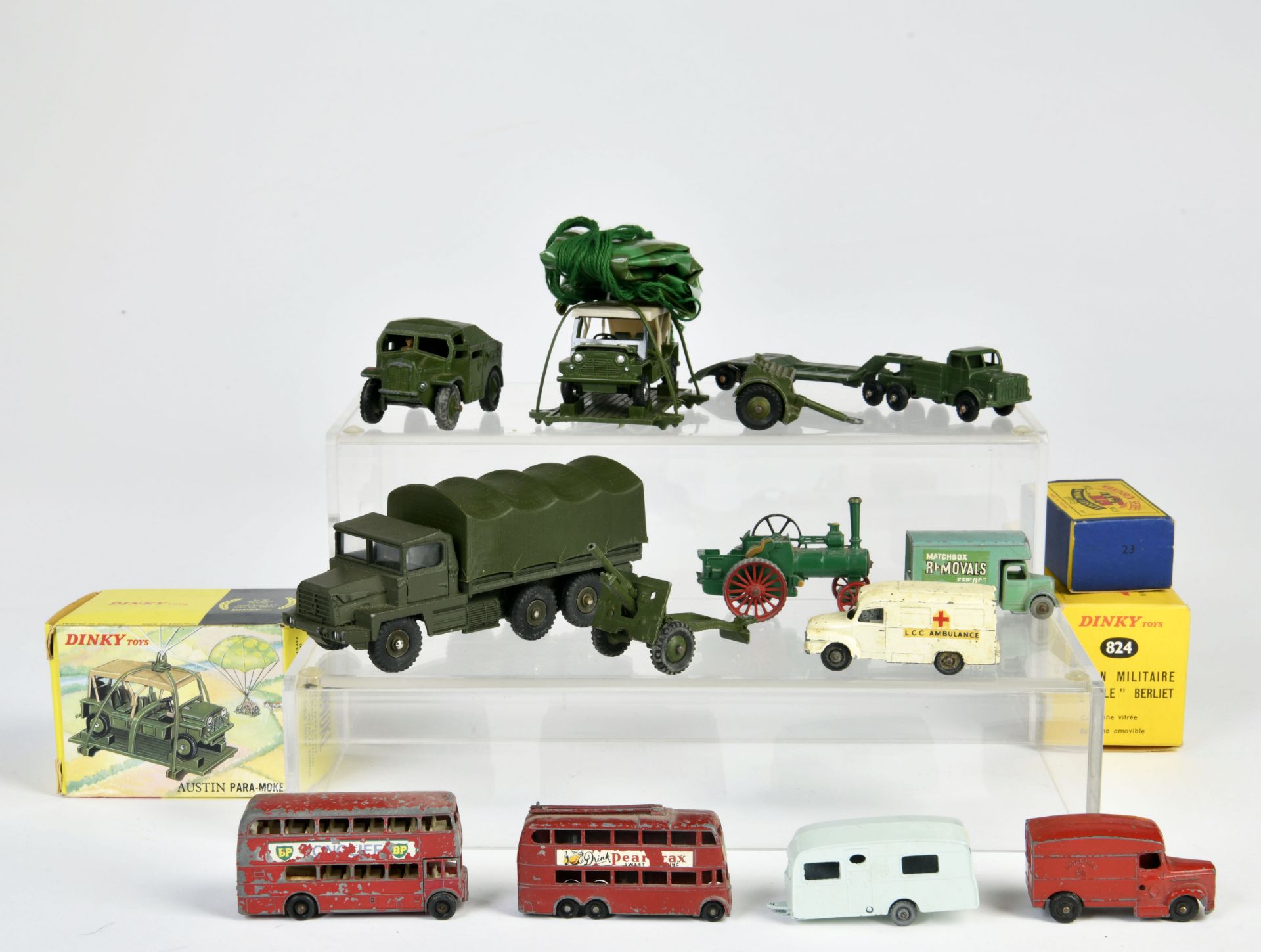 Dinky Toys & Matchbox, bundle vehicles, England, France, diecast, very good to used