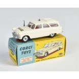 Corgi Toys, 419 Ford Zephyr, white, box C 1, with club leaflet, C 1