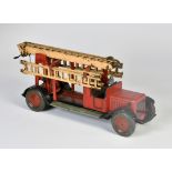 Bing, fire engine ladder vehicle, Germany pw, 52 cm, tin, paint d., C 3-4