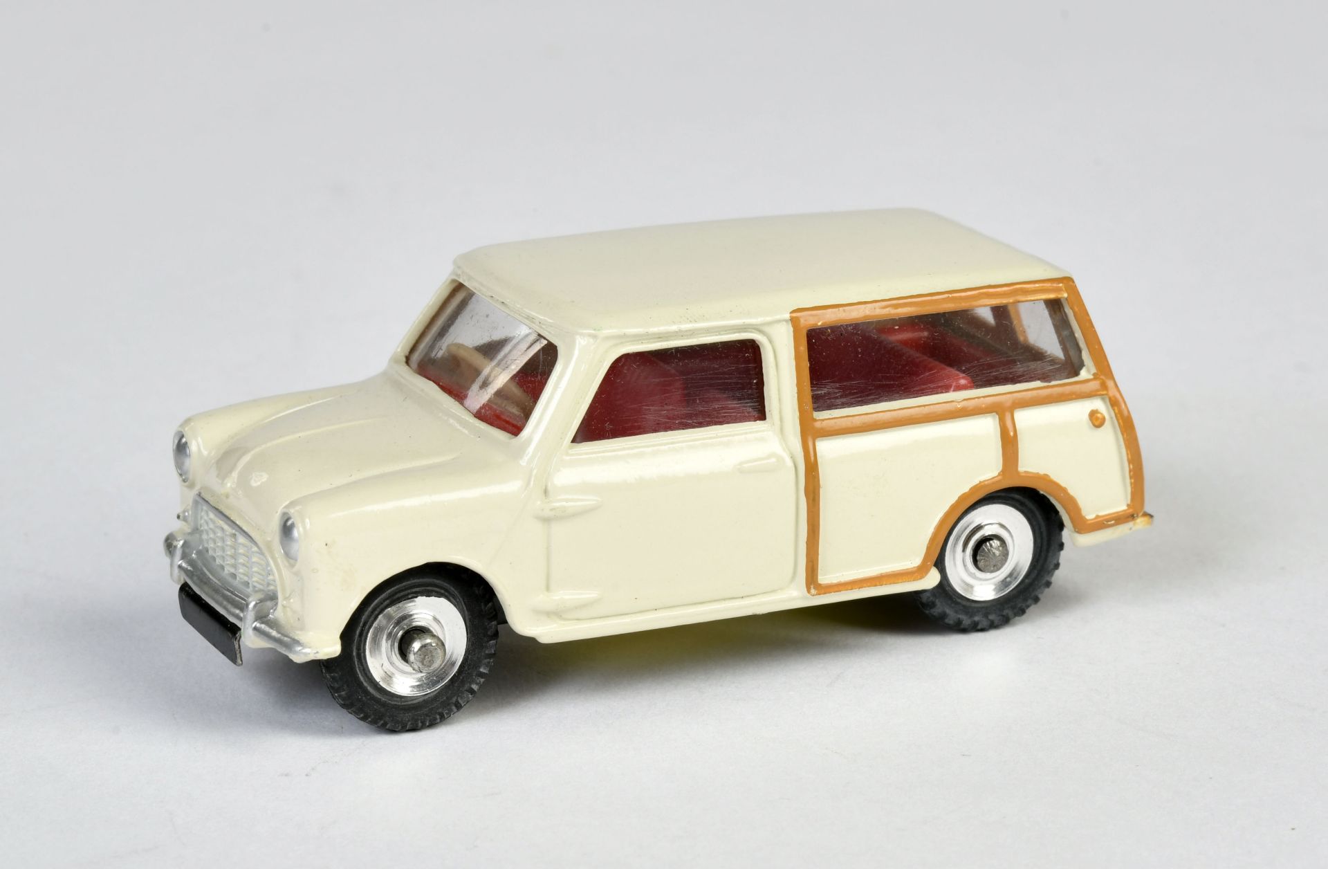 Dinky Toys, 197 Morris Mini, white, C 1