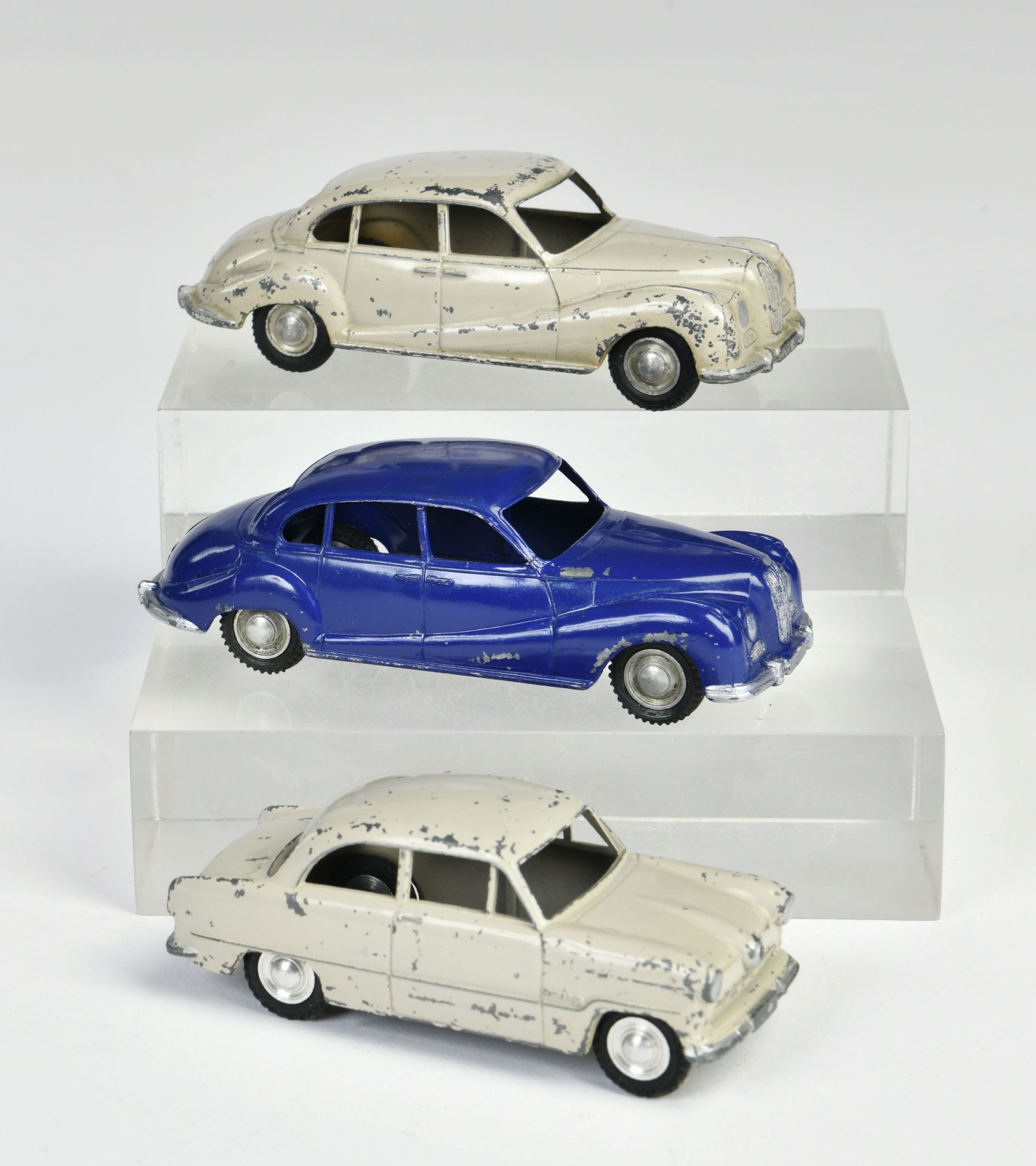 Märklin, 2x BMW 501 & Ford Taunus, W.-Germany, 1:43, diecast, paint d., C 3