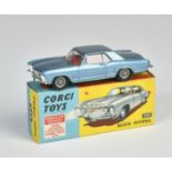 Corgi Toys, 245 Buick Riviera, blue, England, 1:43, diecast, box C 1, C 1