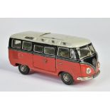 Tippco, VW Samba Bus, W.-Germany, 23 cm, tin, friction ok, paint d., C 3-